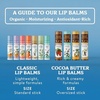 image:imageBadger Classic Lip Balm Variety Pack Yellow Box 4PackUnscented