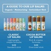 image:imageBadger Classic Lip Balm Variety Pack Yellow Box 4PackUnscented