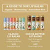 image:imageBadger Cocoa Butter Lip Balm Variety Pack Organic 4PackVanilla Bean