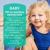 image:imageBadger Mineral Baby Sunscreen Cream Non Toxic Sunscreen SPF 40 29 fl oz29 Fl Oz Pack of 1