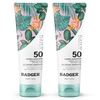 image:imageBadger Mineral Daily Sunscreen SPF 30 Zinc Oxide No White Cast 4 fl oz4 Fl Oz Pack of 2