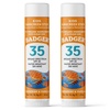 image:imageBadger Mineral Kids Sunscreen Face Stick SPF 35 Organic 65 oz 2Pack065 Ounce Pack of 2