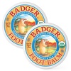 image:imageBadger Organic Foot Balm Cracked Heel Treatment 2 oz TinPeppermint  Tea Tree