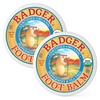 image:imageBadger Organic Foot Balm Cracked Heel Treatment 2 oz TinPeppermint  Tea Tree