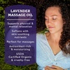 image:imageBadger Organic Lavender Massage Oil 4 fl oz Glass BottleLavender