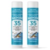 image:imageBadger Mineral Kids Sunscreen Face Stick SPF 35 Organic 65 oz 2Pack065 Ounce Pack of 2