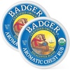 image:imageBadger Organic Aromatic Chest Rub Eucalyptus amp Lavender 75 oz2 Ounce Pack of 2