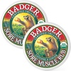 image:imageBadger Sore Muscle Rub Balm Warming USDA Certified GMO Free 2 oz2 Ounce Pack of 2