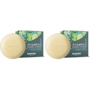 image:imageBadger  Jojoba amp Baobab Conditioning Shampoo Bar Natural Vegan Hair Bar 3 oz3 Ounce Pack of 2