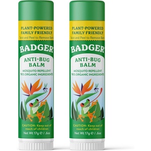 image:imageBadger Bug Repellent Travel Stick Organic DEETFree FamilyFriendly06 Ounce Pack of 2