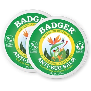 image:imageBadger Bug Repellent Travel Stick Organic DEETFree FamilyFriendly075 Ounce Pack of 2
