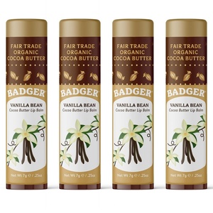 image:imageBadger Cocoa Butter Lip Balm Variety Pack Organic 4PackVanilla Bean