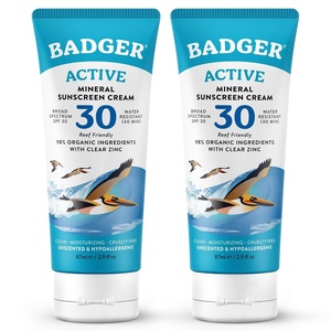 image:imageBadger Mineral Sunscreen Combo SPF 30 Cream amp SPF 35 Stick Set Reef Safe29 Fl Oz Pack of 2