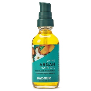 image:imageBadger Organic Argan Hair Oil Frizz Taming 2 fl oz Glass BottleArgan Oil