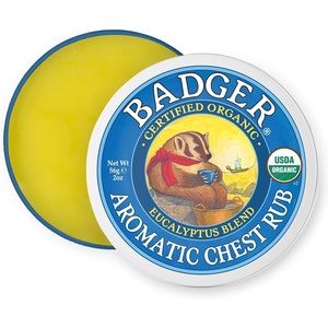 image:imageBadger Organic Aromatic Chest Rub Eucalyptus amp Lavender 75 oz2 Ounce Pack of 1