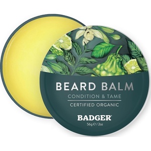 image:imageBadger Organic Beard Balm  LeaveIn Conditioner Styling amp Moisturizing Treatment for Facial Hair amp Mustache 2 oz2 Ounce Pack of 1