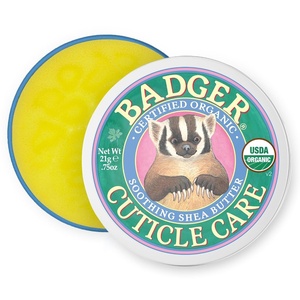 image:imageBadger Organic Cuticle Cream Shea Butter 75 oz Tin075 Ounce Pack of 1
