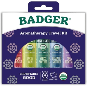 image:imageBadger Organic Headache Soother Peppermint amp Lavender 6 ozVariety Pack