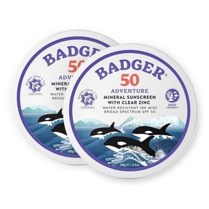 image:imageBadger Reef Safe Mineral Sunscreen SPF 50 Zinc Oxide 29 fl oz 2Pack24 Fl Oz Pack of 2