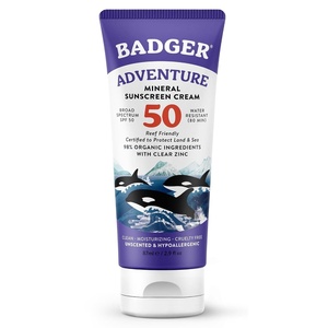 image:imageBadger Reef Safe Mineral Sunscreen SPF 50 Zinc Oxide 29 fl oz 2Pack29 Fl Oz Pack of 1