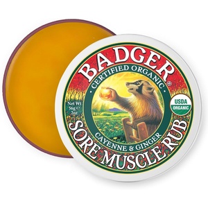 image:imageBadger Sore Muscle Rub Balm Warming USDA Certified GMO Free 2 oz2 Ounce Pack of 1
