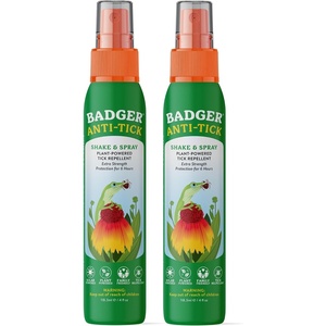 image:imageBadger Travel Size Tick Repellent Spray DEETFree 27 oz 2Pack4 Fl Oz Pack of 2