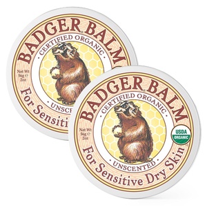 image:imageBadger Unscented Hand Balm Olive Oil amp Beeswax 2 oz Tin2 Ounce Pack of 2