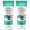 image:imageBadger Mineral Baby Sunscreen Cream SPF 40 NonToxic 29 oz 2Pack29 Fl Oz Pack of 2